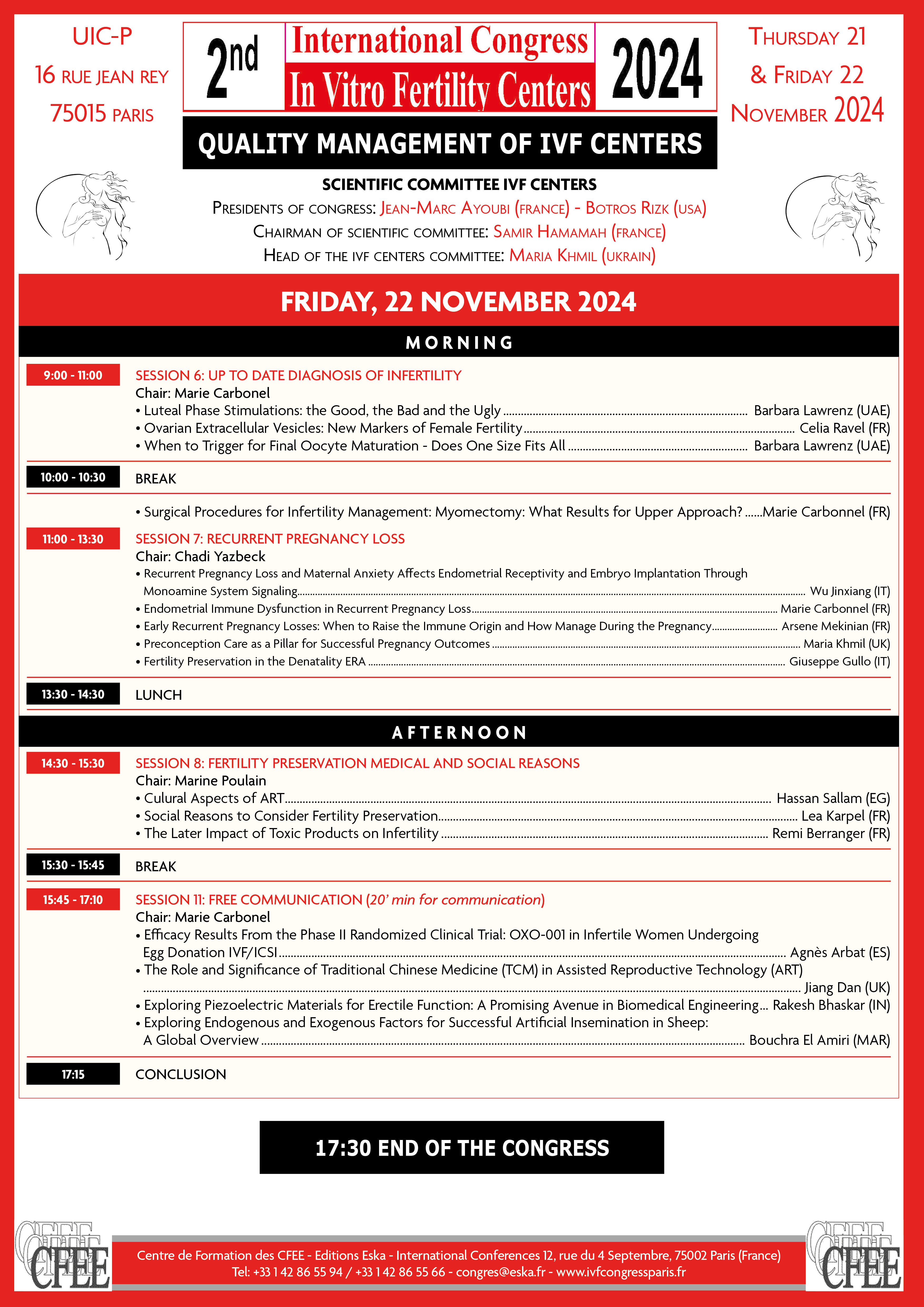 Affiche d'un congrès